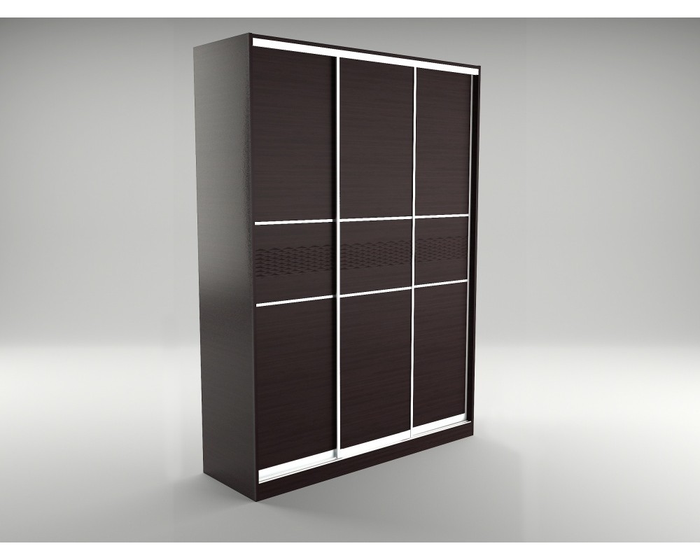 Гардероб с плъзгащи се врати Соломия венге 160x240 - Гардероби