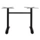 Aluminum Base 2 legs HM461.01 Blck Matte 78x60x73 -