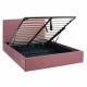 BED ALLIE HM584.12 160X200 WITH STORAGE SPACE DUSTY PINK - Спалня Allie 8412 в цвят пепел от рози - Легла