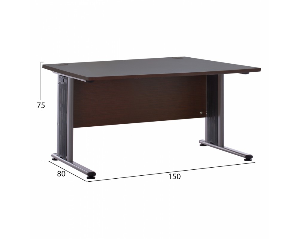 Професионално офис бюро 2002 в цвят венге 150X80X75 -