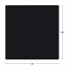 HPL плот 60X60, черен мат - HPL плот 60X60, черен мат -