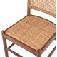 CHAIR BEECH WOOD IN WALNUT-RATTAN BEIGE HM9407.04 43x50x87H cm. - CHAIR BEECH WOOD IN WALNUT-RATTAN BEIGE HM9407.04 43x50x87H cm. -