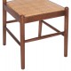 CHAIR BEECH WOOD IN WALNUT-RATTAN BEIGE HM9407.04 43x50x87H cm. - CHAIR BEECH WOOD IN WALNUT-RATTAN BEIGE HM9407.04 43x50x87H cm. -