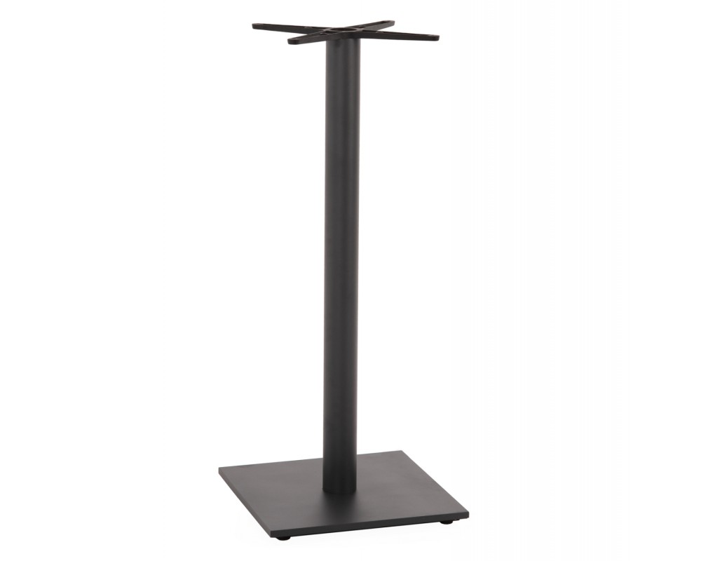BASE FOR BAR TABLE HM439.20 MATTE GREY METAL WITH HEIGHT ADJUSTERS 45Χ45Χ107Hcm. -