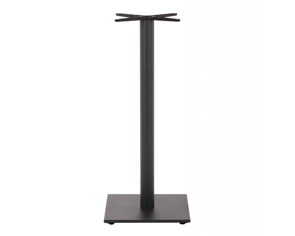 BASE FOR BAR TABLE HM439.20 MATTE GREY METAL WITH HEIGHT ADJUSTERS 45Χ45Χ107Hcm. -