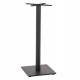 BASE FOR BAR TABLE HM439.20 MATTE GREY METAL WITH HEIGHT ADJUSTERS 45Χ45Χ107Hcm. -