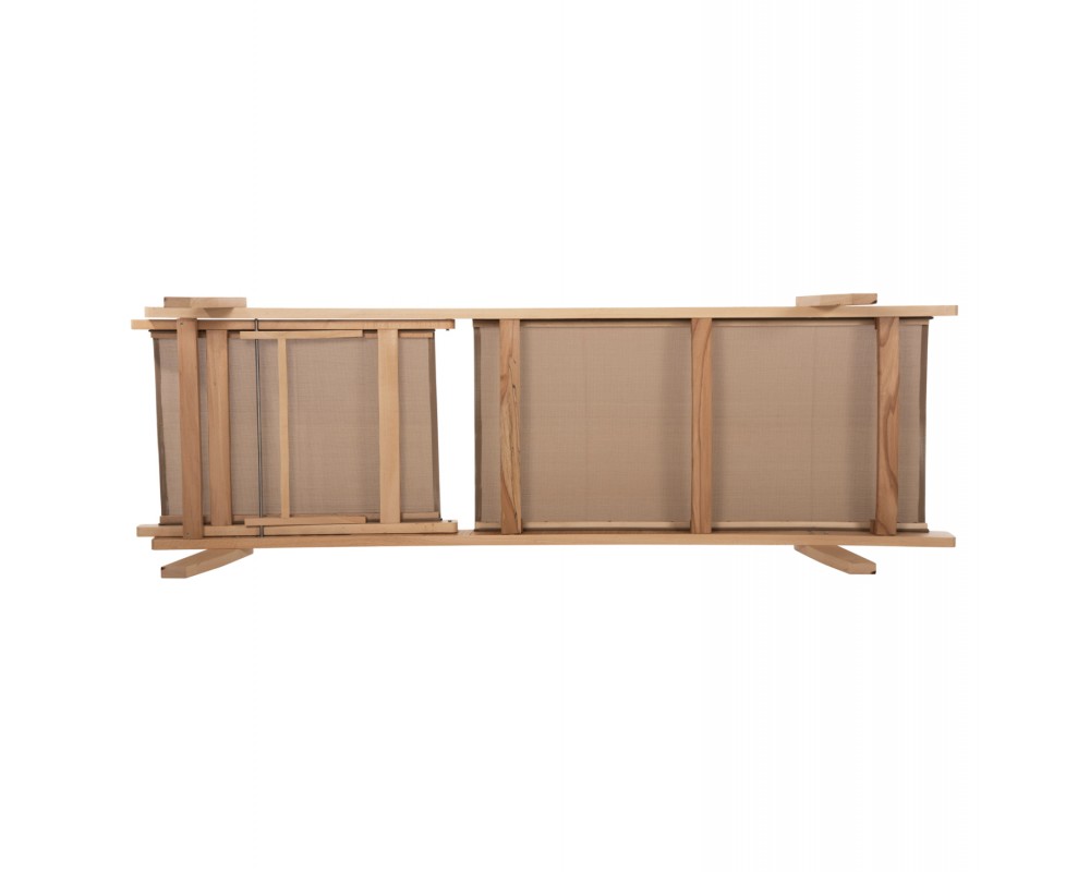Дървен плажен шезлонг 5605 с размери - 200x61-66x31-91Hcm - Шезлонги Дървен плажен шезлонг 5605 с размери - 200x61-66x31-91Hcm - Шезлонги