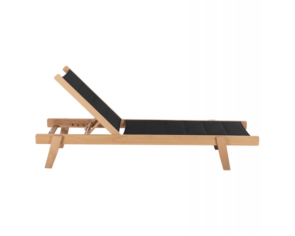 Дървен плажен шезлонг с размери 205x60x31,5-91Hcm. - Шезлонги Дървен плажен шезлонг с размери 205x60x31,5-91Hcm. - Шезлонги