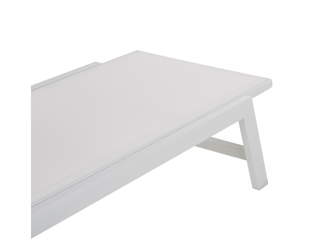 Алуминиев плажен шезлонг 5901 с размери 191,5x55,5x89,5Hcm. - Шезлонги
