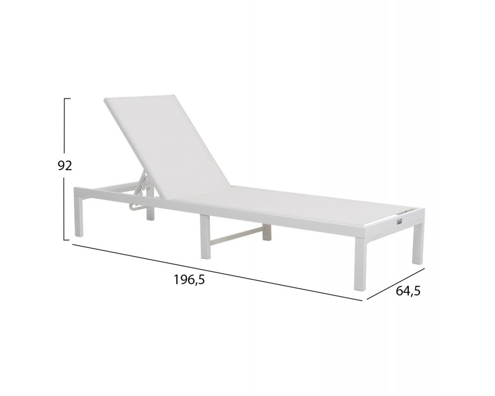 Алуминиев плажен шезлонг 5901 с размери - 196,5x64,5x92Hcm. - Шезлонги Алуминиев плажен шезлонг 5901 с размери - 196,5x64,5x92Hcm. - Шезлонги