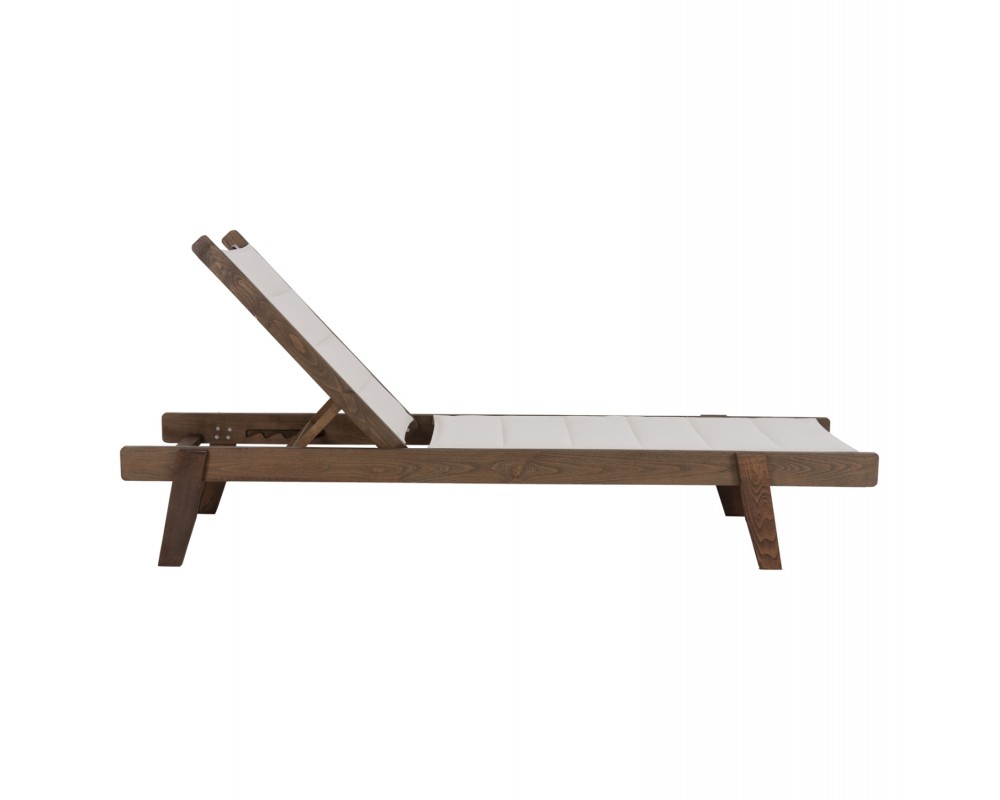 Дървен плажен шезлонг 1001 - 204x65x92,5Hcm. - Шезлонги Дървен плажен шезлонг 1001 - 204x65x92,5Hcm. - Шезлонги