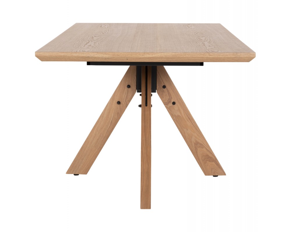 Трапезна маса 9853 от каучуково дърво 180x90x75Hcm. - Трапезни маси