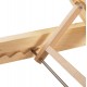 Дървен плажен шезлонг 1501 - 80x208x32-100Hcm. - Шезлонги