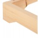 Дървен плажен шезлонг 1501 - 80x208x32-100Hcm. - Шезлонги