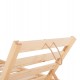 Дървен плажен шезлонг 1501 - 80x208x32-100Hcm. - Шезлонги