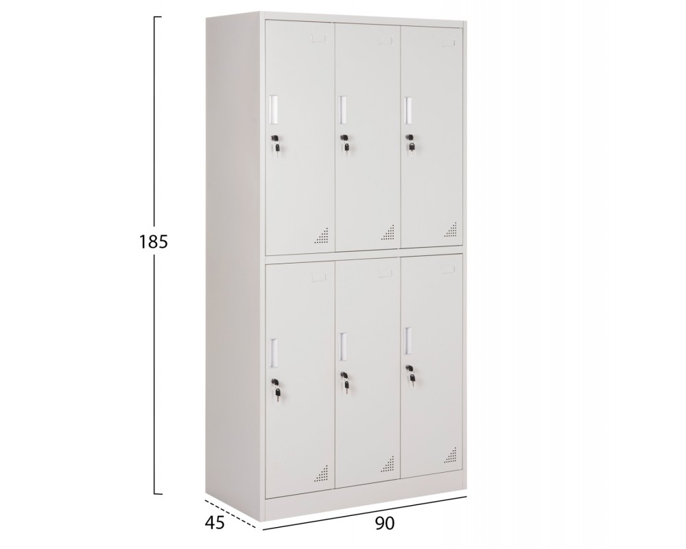 Метален шкаф 5511 - 90x45x185Hcm. - Метални мебели Метален шкаф 5511 - 90x45x185Hcm. - Метални мебели