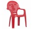 Детски пластмасов стол 2405 - червен