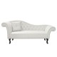 Канапе Chesterfield Niovi с ляв ъгъл 0702 в бял цвят - Дивани