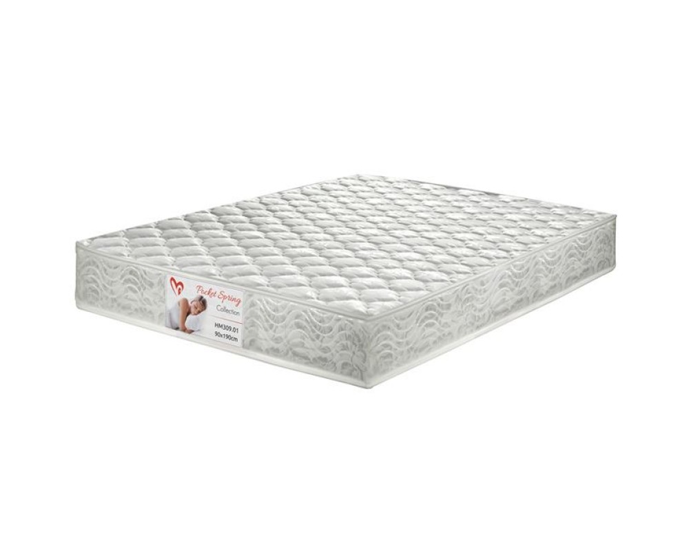 Матрак Pocket Spring 0901 в бял цвят - Матраци Матрак Pocket Spring 0901 в бял цвят - Матраци