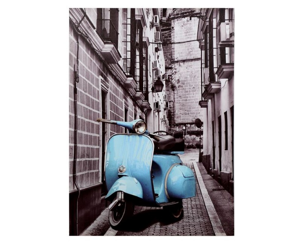 Платно  Blue Motocycle 7067 - Стенни декорации и картини