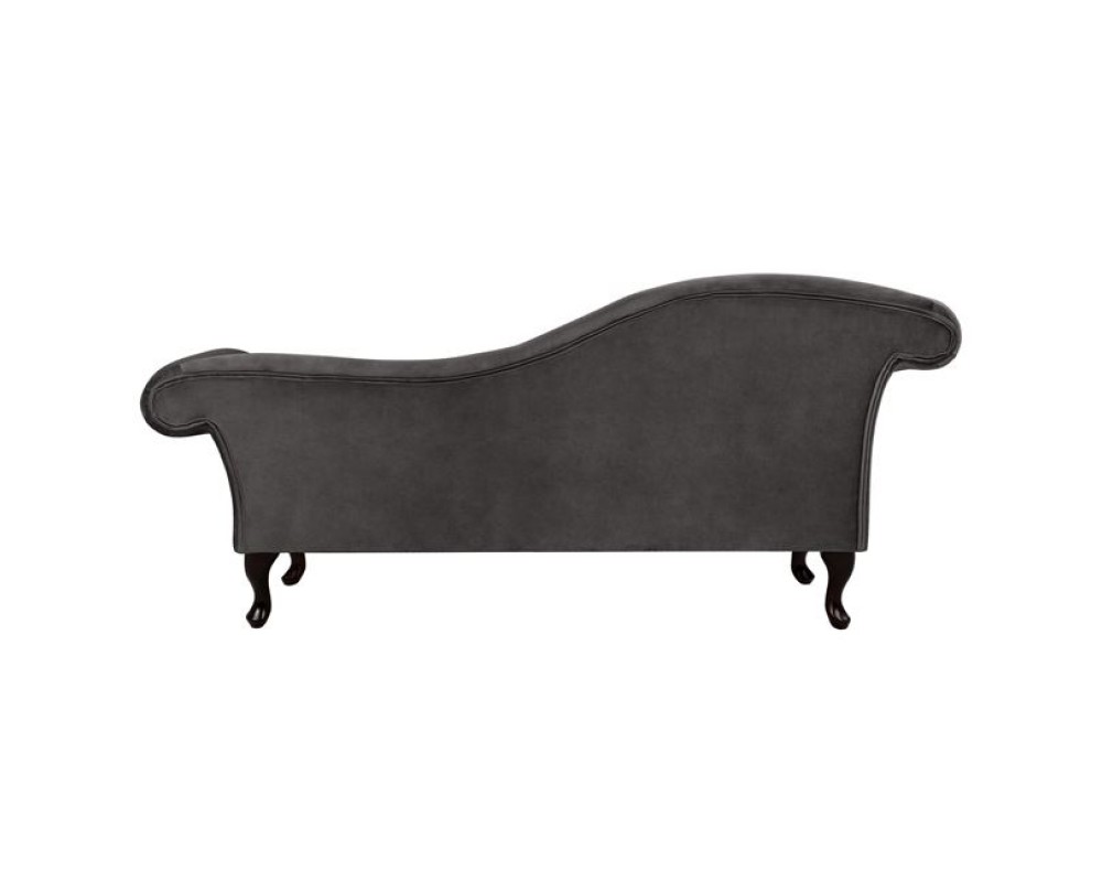 Канапе Chesterfield с ляв ъгъл 0710 в сив цвят - Дивани