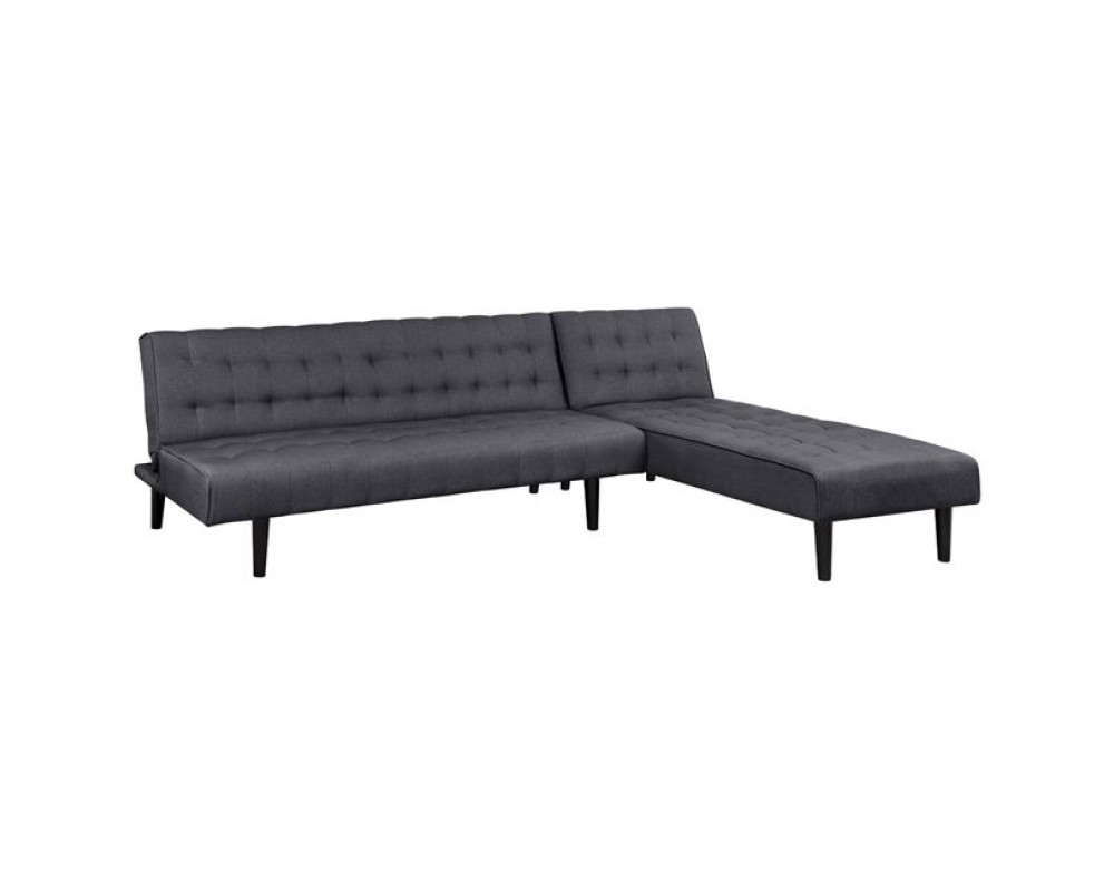 Ъглов разтегателен диван 5401 в сив цвят - Ъглови дивани