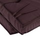 Текстилна възглавница 4503 в кафяв цвят - Възглавници за градински мебели