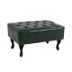 Табуретка Chesterfield 2608 в тъмнозелен цвят - Табуретки