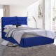 Спалня King Size 6308 в син цвят - Легла Спалня King Size 6308 в син цвят - Легла