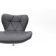 Бар стол Cozi  с PVC цвят черен - Бар столове