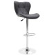 Бар стол Cozi  с PVC цвят черен - Бар столове