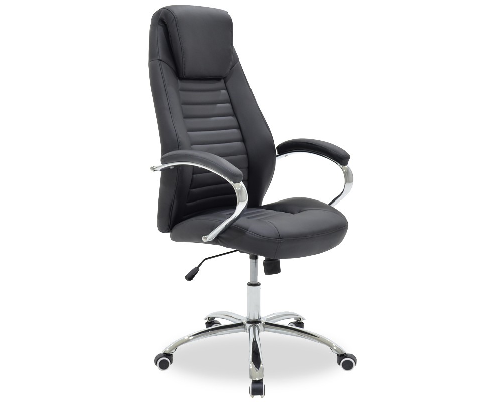 Офис стол Sonar в черен цвят - Мениджърски столове