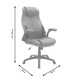 Manager office chair Bear pakoworld with pu brown tabac antique-black colour -