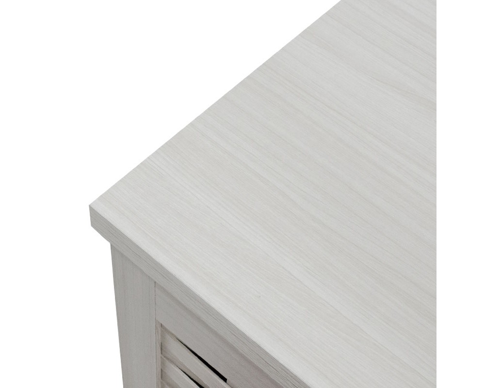 Шкаф за обувки MANTAM-4905, бяло-сив - Антре