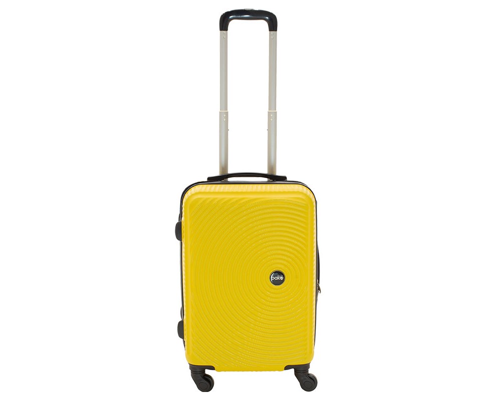 Ръчен куфар POLAR с 4 колела от ABS + PC жълт 38x22,5x57cm - Куфари и пътни чанти Ръчен куфар POLAR с 4 колела от ABS + PC жълт 38x22,5x57cm - Куфари и пътни чанти