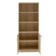 Офис библиотека професионална Amazon цвят sonoma 80x40x200cm - Витрини и бюфети