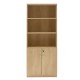 Офис библиотека професионална Amazon цвят sonoma 80x40x200cm - Витрини и бюфети