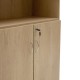 Офис библиотека професионална Amazon цвят sonoma 80x40x200cm - Витрини и бюфети