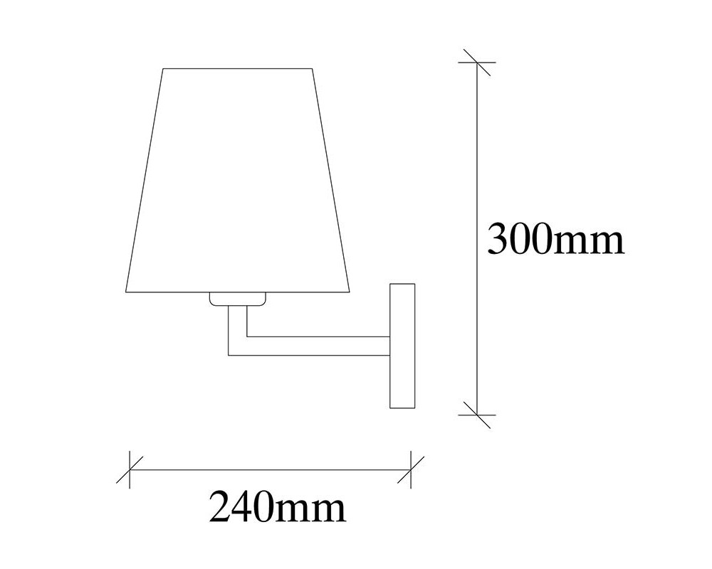 Стенна лампа 0073 - комбиниран - Стенни лампи