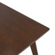 Трапезна маса Benson MDF с фурнир цвят орех 80x80x75cm - Трапезни маси