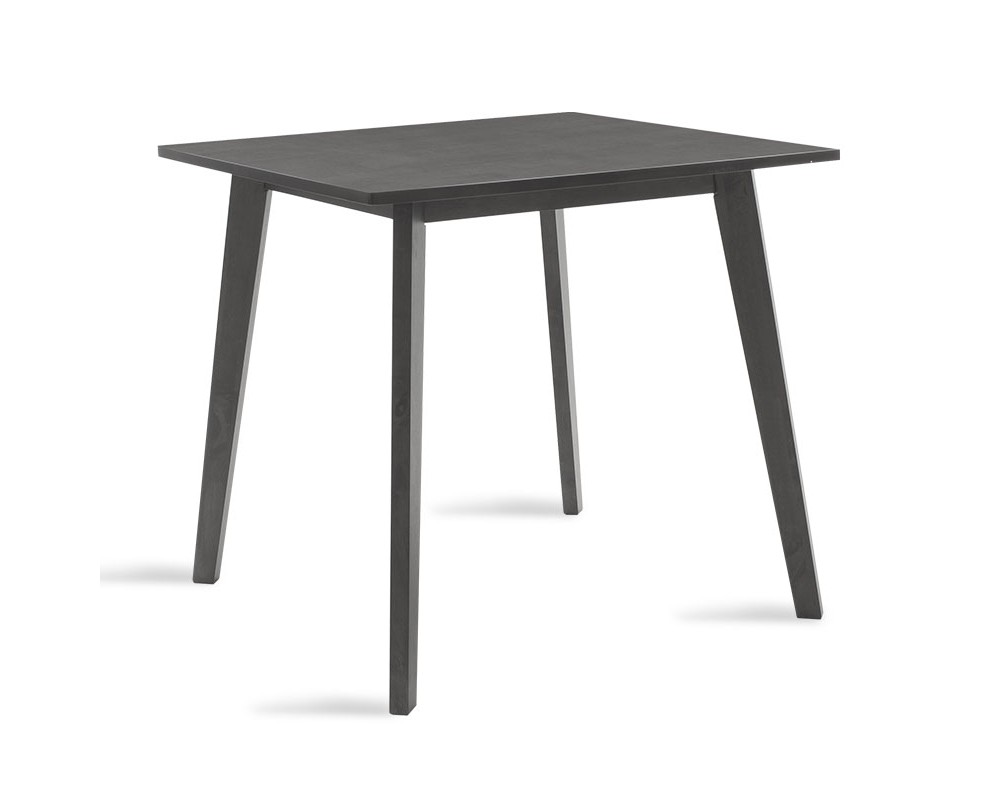 Трапезна маса Benson MDF маса със сив фурнир 80x80x75cm - Трапезни маси