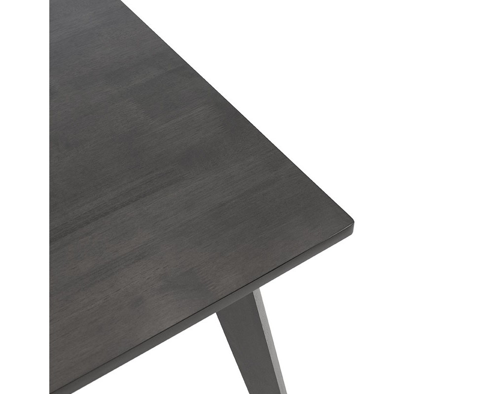 Трапезна маса Benson MDF маса със сив фурнир 80x80x75cm - Трапезни маси