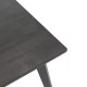 Трапезна маса Benson MDF маса със сив фурнир 80x80x75cm - Трапезни маси