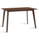 Трапезна маса MDF Benson с фурнир цвят орех 120x75x75cm - Трапезни маси