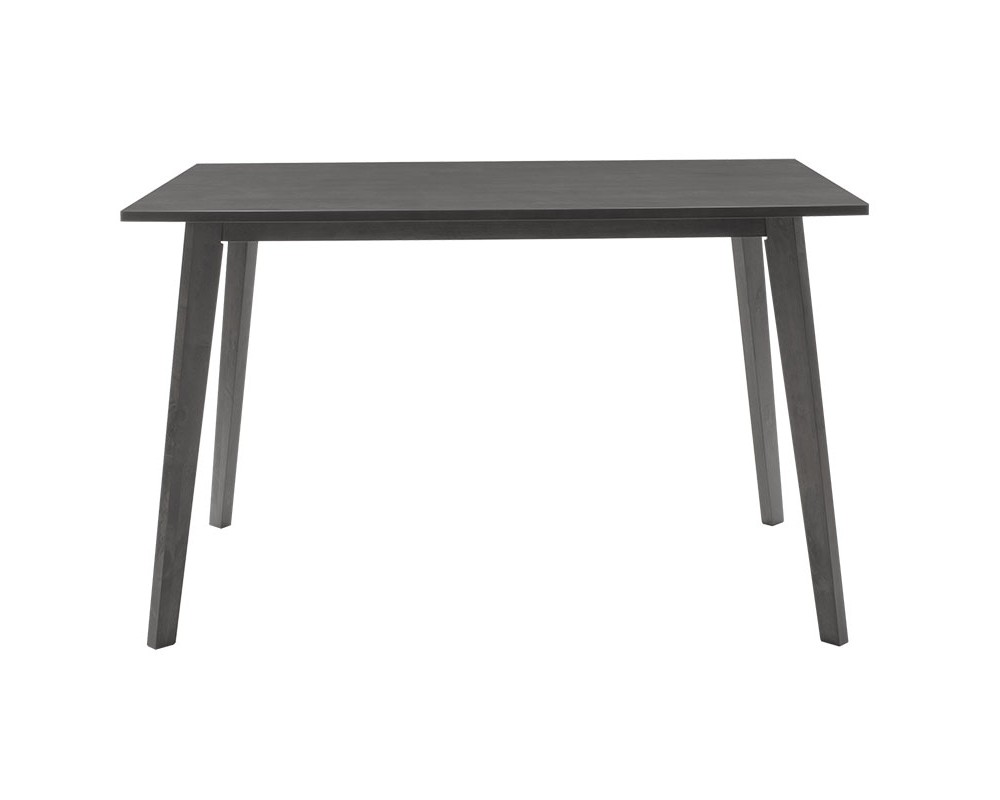 Трапезна маса Benson MDF  със сив фурнир 120x75x75cm - Трапезни маси
