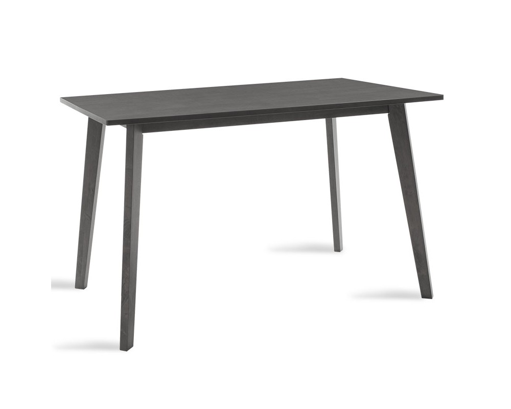 Трапезна маса Benson MDF  със сив фурнир 120x75x75cm - Трапезни маси