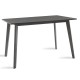 Трапезна маса Benson MDF  със сив фурнир 120x75x75cm - Трапезни маси
