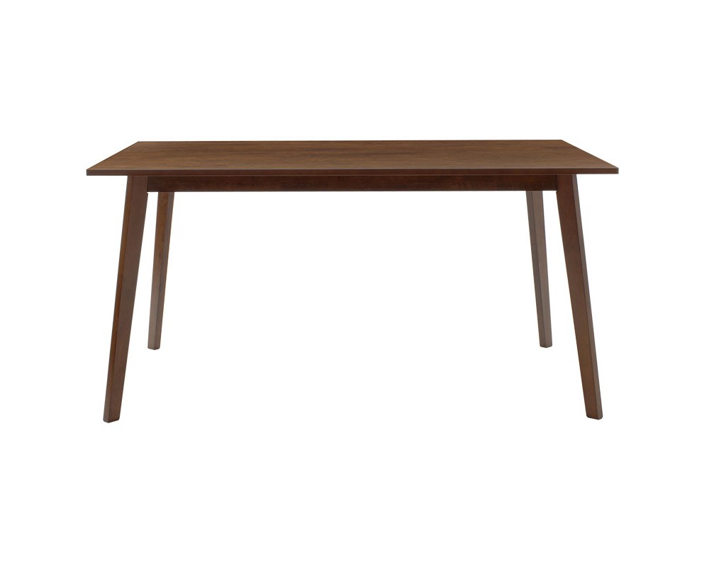 Трапезна маса Benson MDF с фурнир цвят орех 150x90x75cm - Трапезни маси