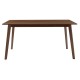 Трапезна маса Benson MDF с фурнир цвят орех 150x90x75cm - Трапезни маси