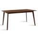 Трапезна маса Benson MDF с фурнир цвят орех 150x90x75cm - Трапезни маси